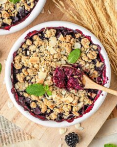 Crumble aux mûres