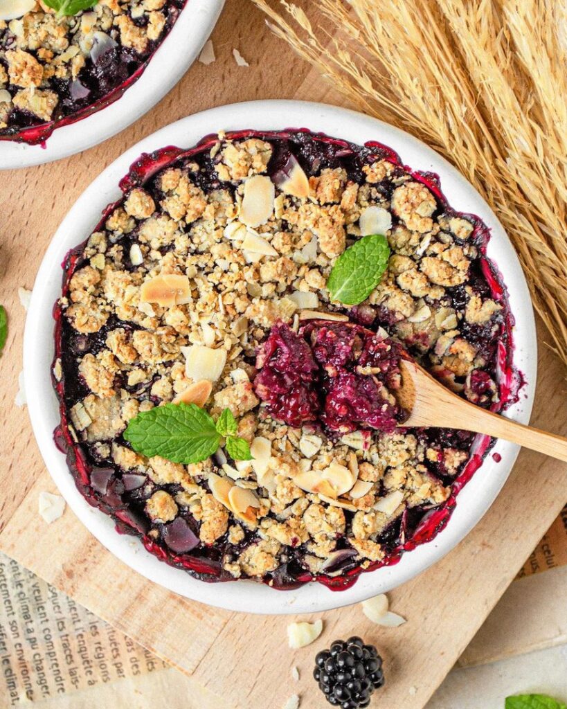 Crumble aux mûres
