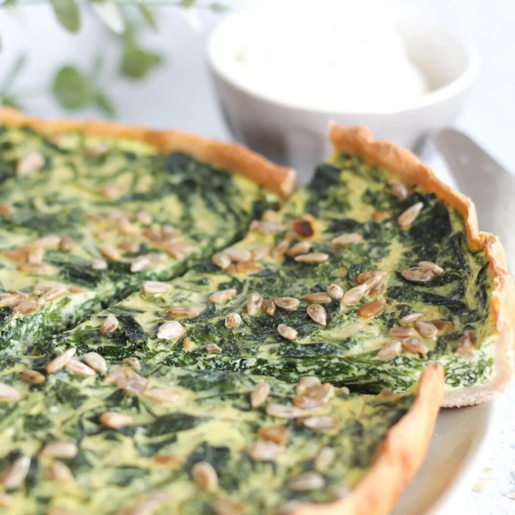 Tarte ricotta & épinards
