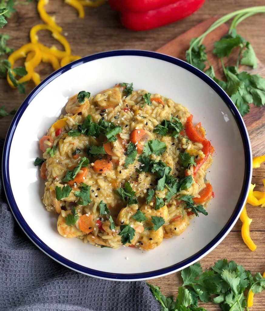One pot curry aux scampis