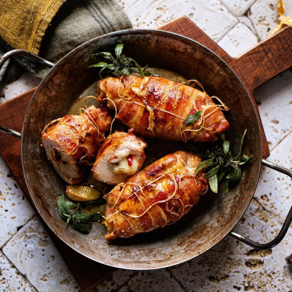 Involtini de pollo