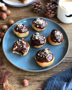 Choux crème chocolat