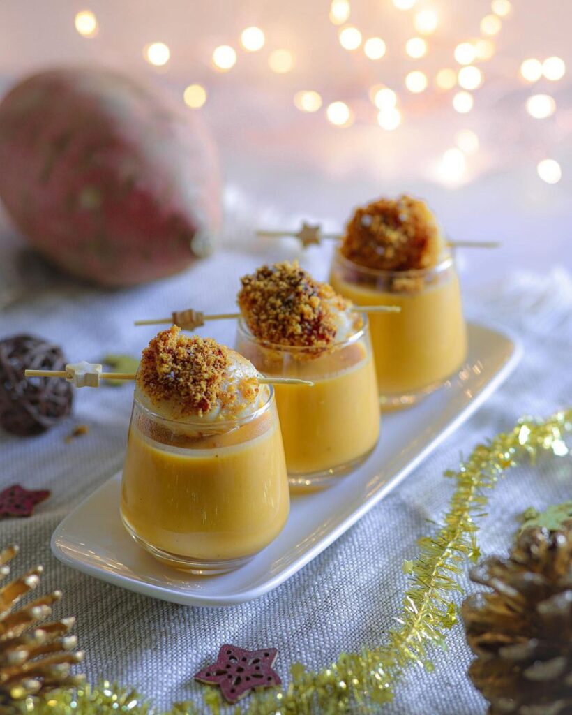 Velouté patate douce & St Jacques