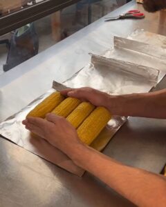 Asado de salmón!