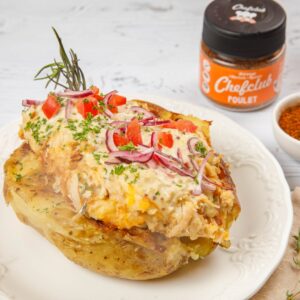 Barquette de poulet à la moutarde