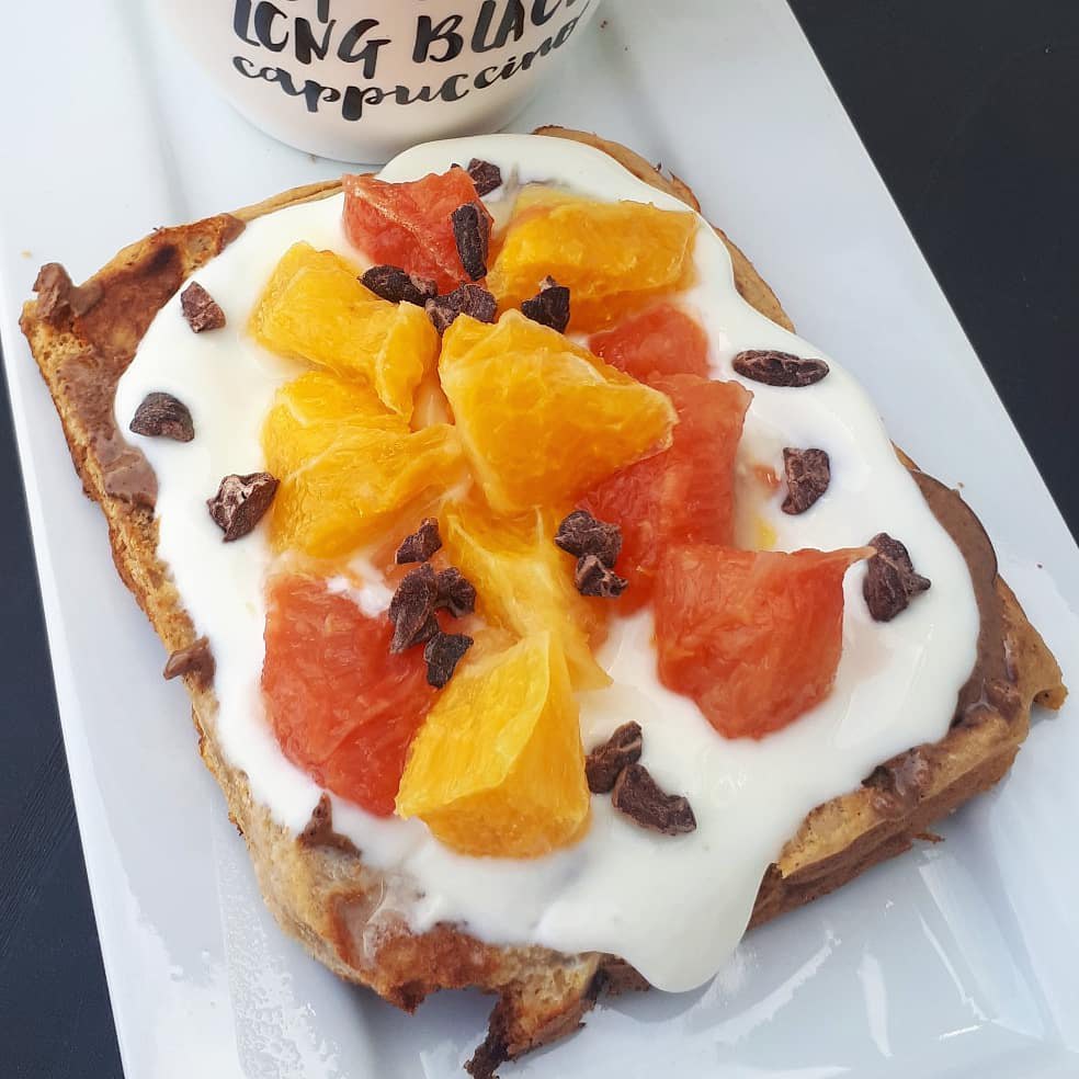 Gaufre à la farine de coco