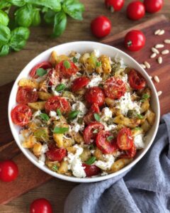 Gnocchis au pesto et tomates cerise