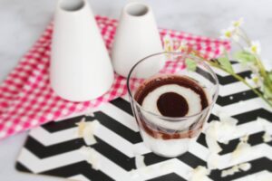 Crème végétarienne à la noix de coco et au cacao