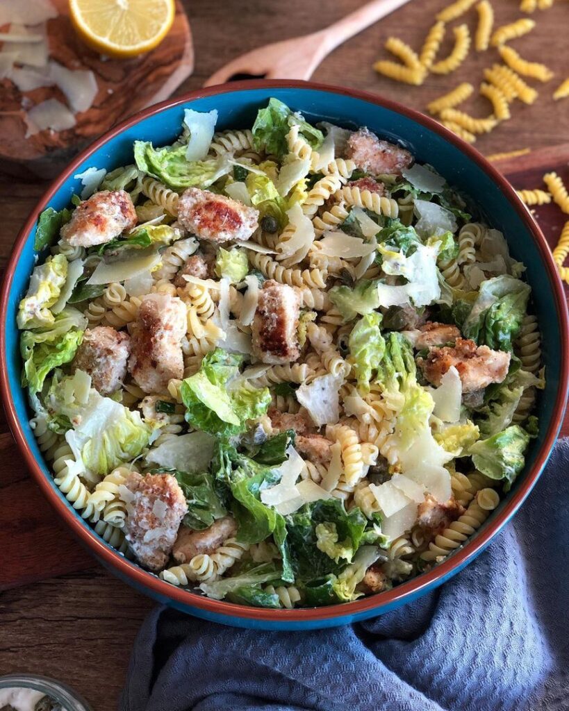 Salade de pâtes façon César
