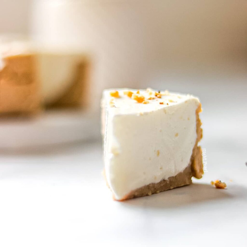 Cheescake aux haricots blancs