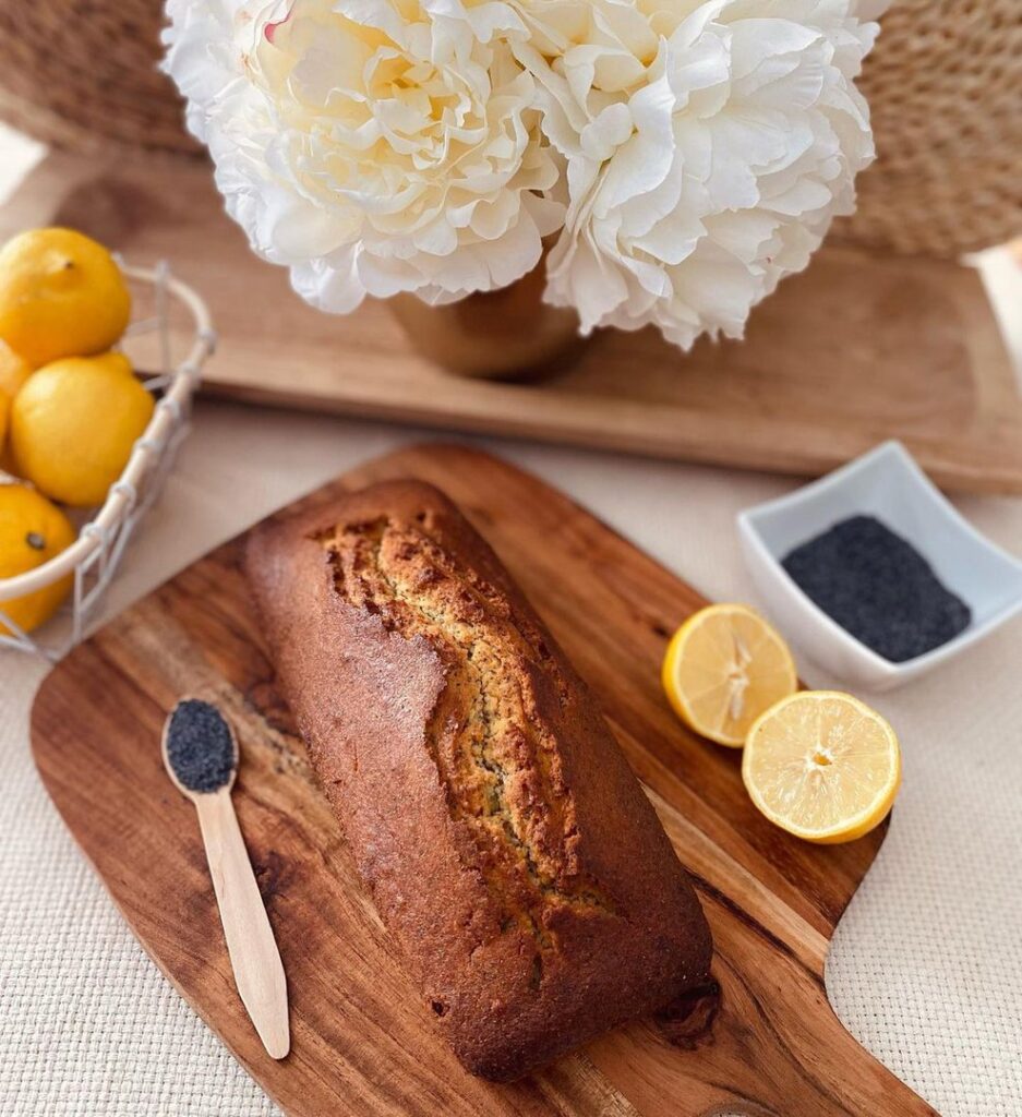 Cake au citron et pavot au robot