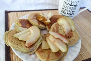 Pancakes sans gluten à la pistache