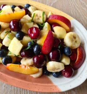 Salade de fruits arc en ciel