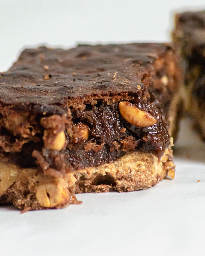 Bar façon brownie et cookie vegan