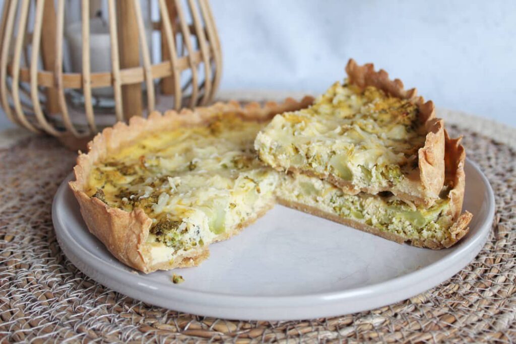 Tarte aux brocolis et à l&rsquo;okara