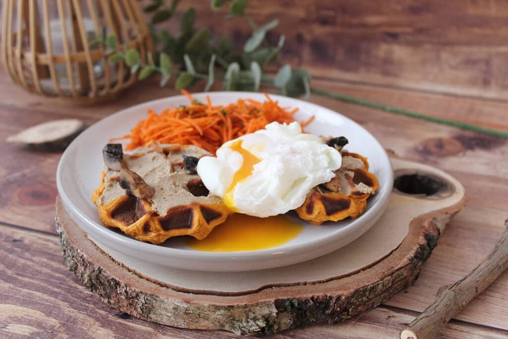 Gaufre de patate douce