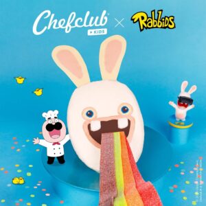 El pastel arco iris de Rabbids!