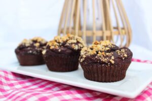 Banana bread choco, noisettes