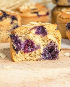 Muffins citron et myrtilles