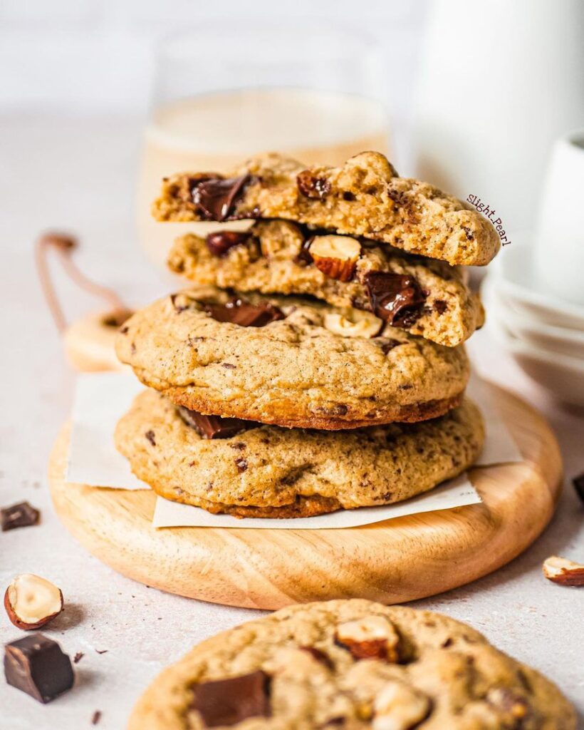 Cookies chocolat,noisette, sarrassin et fleur de sel