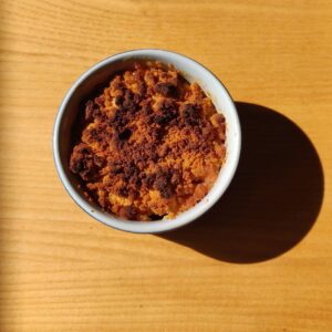 Crumble pomme poire