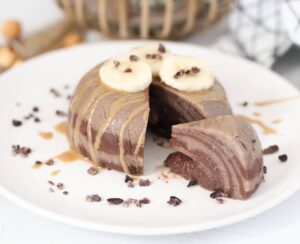Pudding marbré choco-noisettes