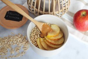 Bircher pommes et cannelle