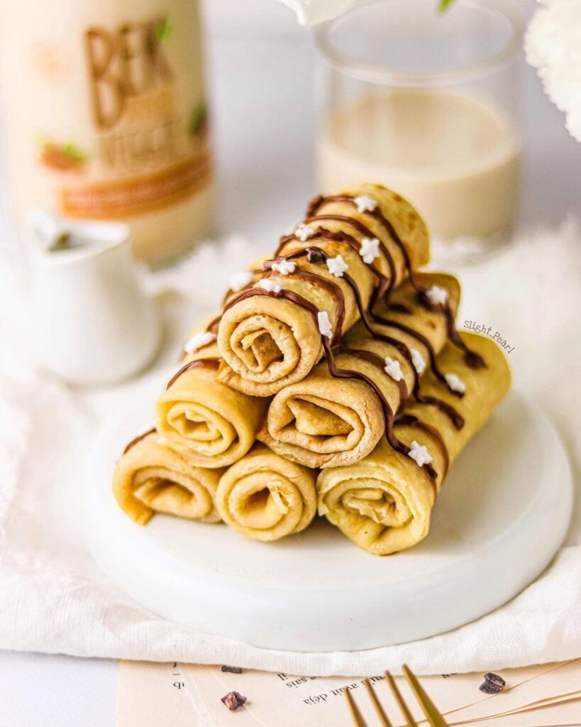 Crêpes à la fleur d’oranger healthy
