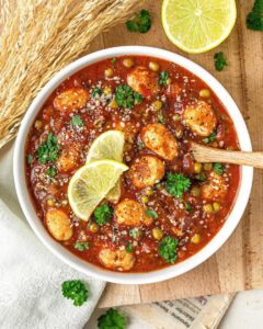 Gnocchi et tomate soup