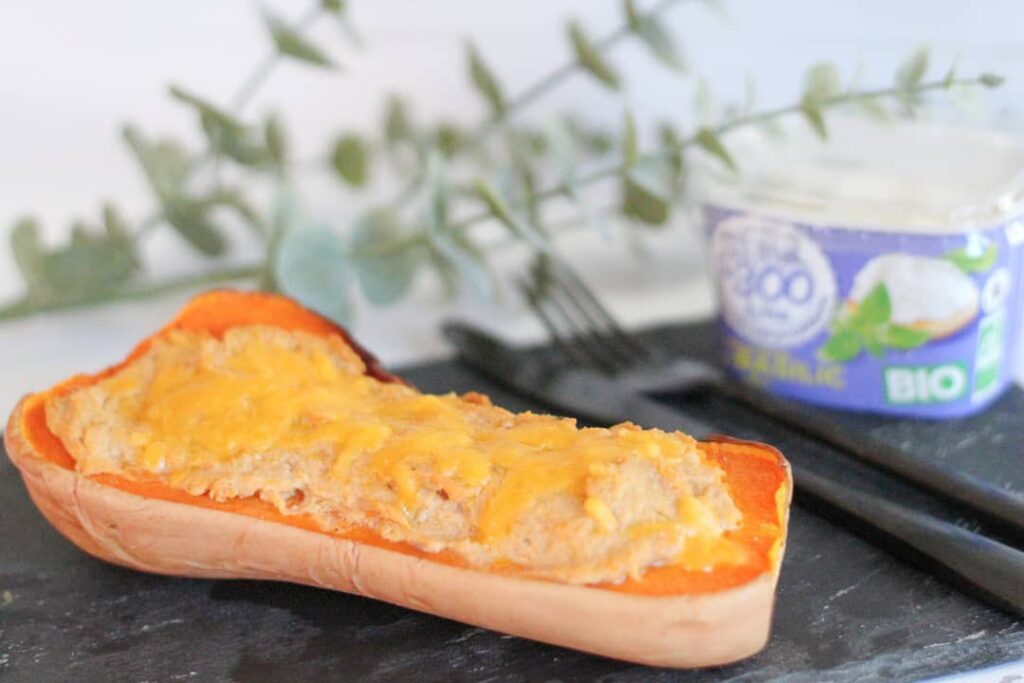 Butternut farcie au thon