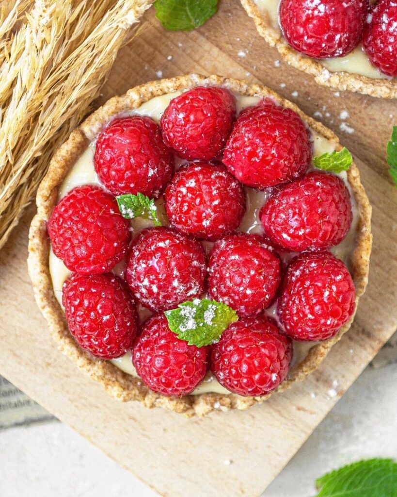 Tartelettes aux framboises