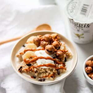 Cookie dough porridge