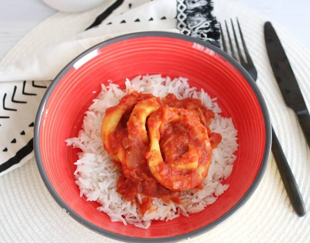 Calamar à la tomates