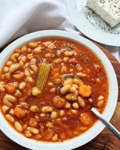 Soupe grecque aux haricots blancs