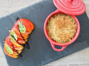 Hachi parmentier végétarien aux pois cassés