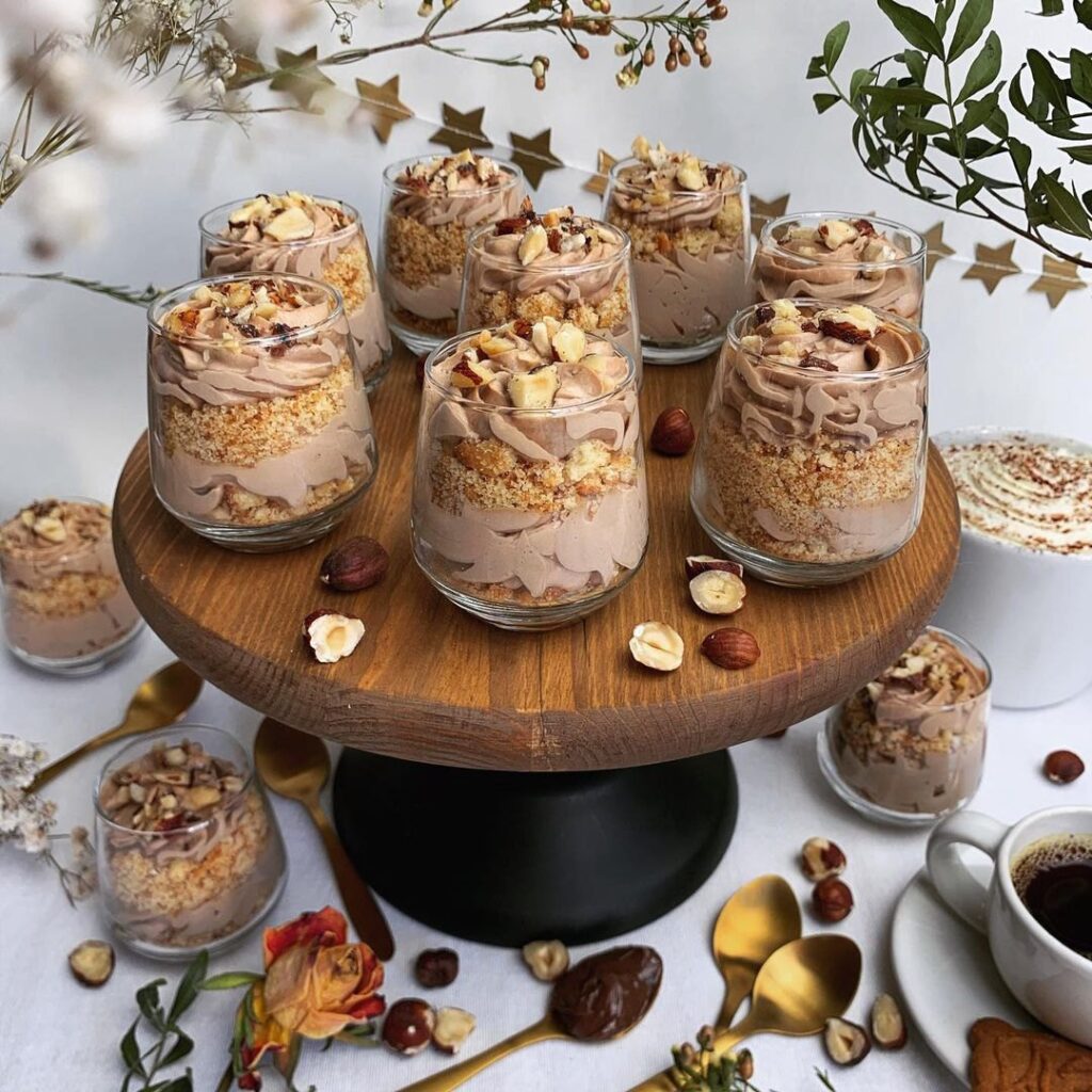 Verrine de tiramisu à la noisette