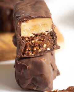Barres chocolatées quinoa coco