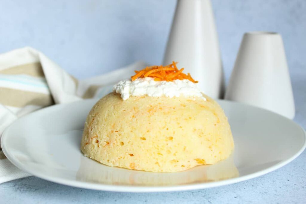 Bowlcake de semoule aux carottes