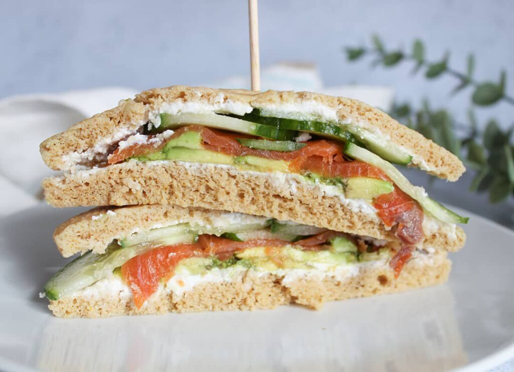 Sandwich express saumon et avocat