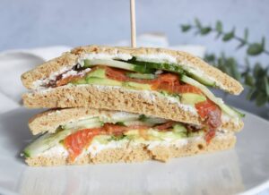 Sandwich express saumon et avocat