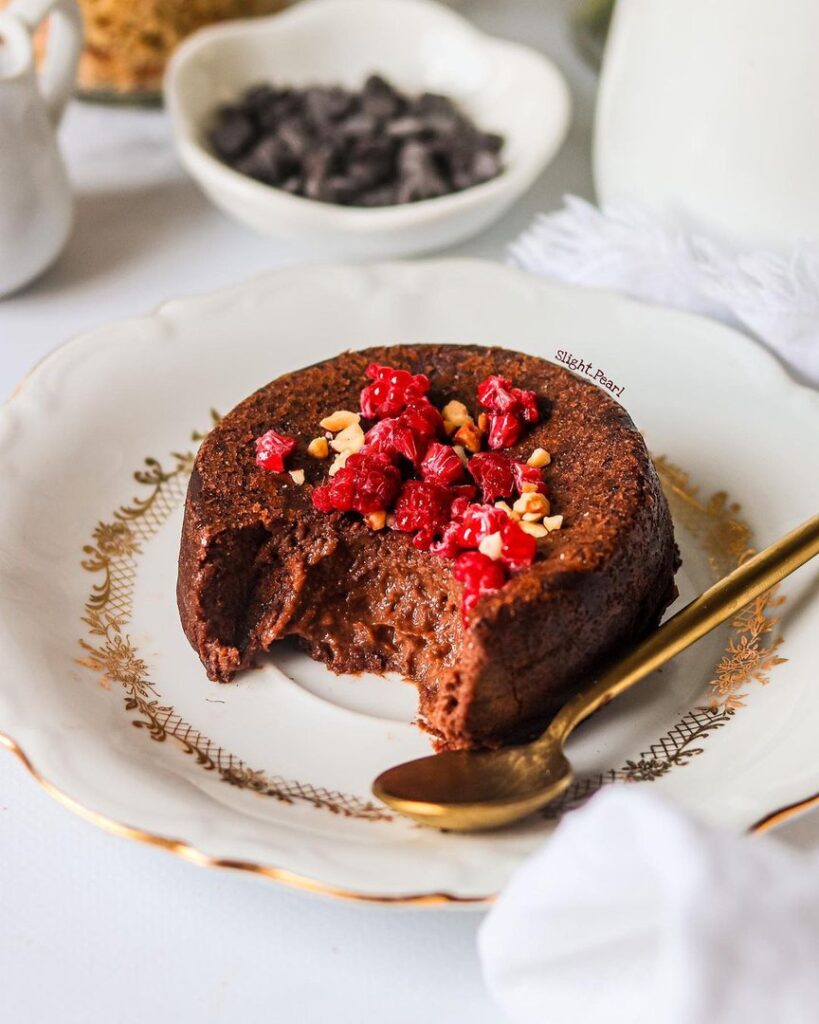 Fondant à la noisette healthy