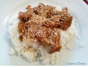 Aiguillettes de canard moutarde et miel