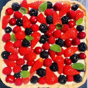 Tarte aux fruits rouges crème diplomate Tarte aux fruits rouges crème diplomate