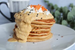 Pancakes tower salés