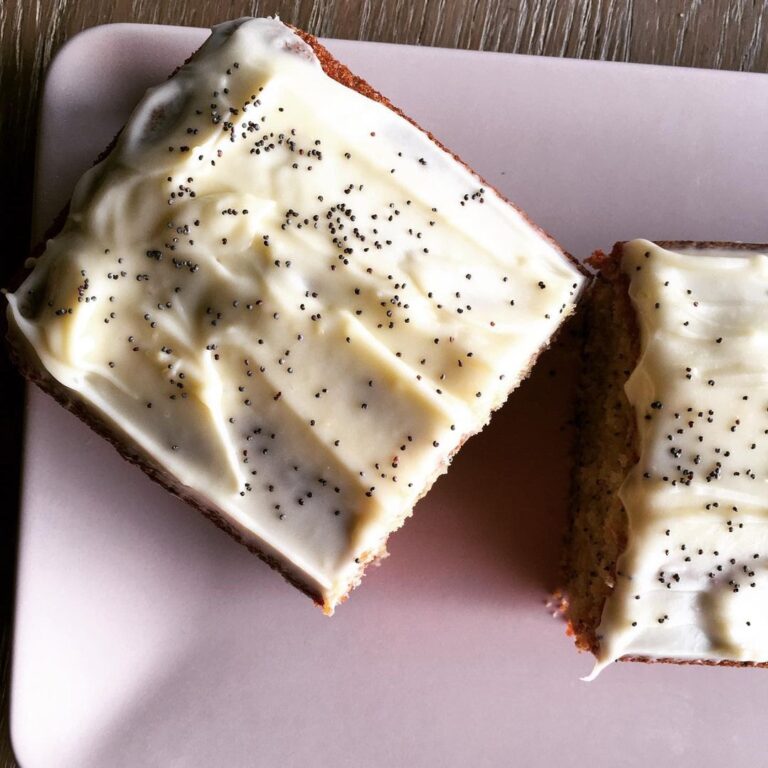 Cake citron aux graines de pavot