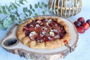 Tarte rustique aux prunes