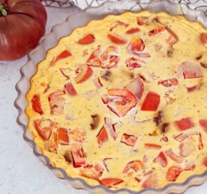 Quiche sans pâte tomates & ricotta