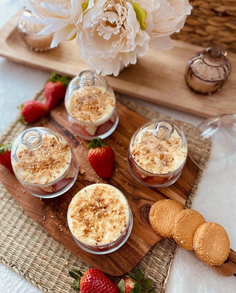 Tiramisu façon fraisier au robot