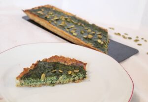 Tarte aux épinards veggie