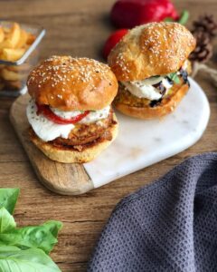 Burgers végétarien au pesto